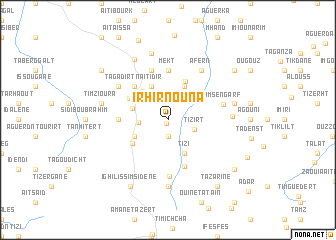map of Irhir nʼOuna