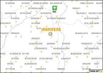 map of Irhmîrene