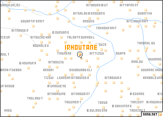 map of Irhoutane