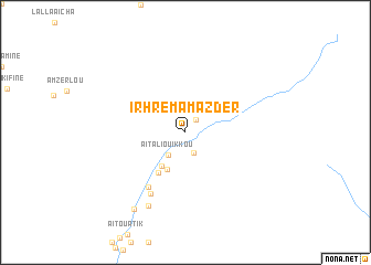 map of Irhrem Amazder