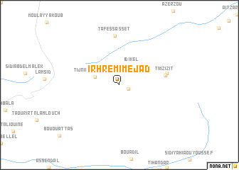 map of Irhrem Imejad