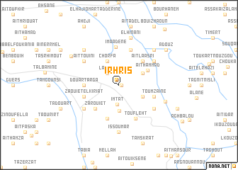 map of Irhris