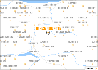 map of Irhzer Ou Ftis