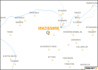 map of Irhzissane