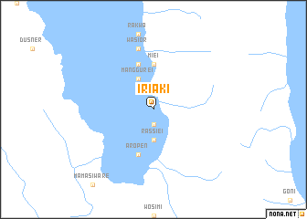 map of Iriaki