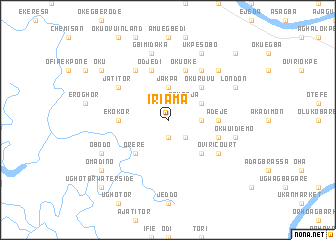 map of Iriama