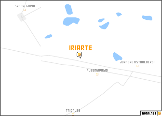 Iriarte (Argentina) map - nona.net