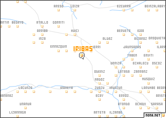 map of Iribas