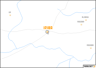 map of Iriba