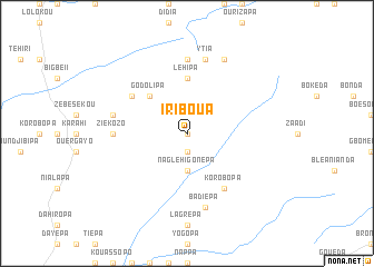 map of Iriboua