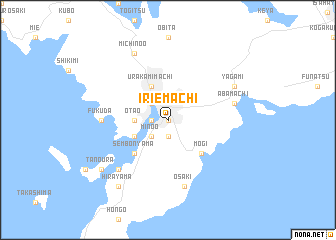 map of Iriemachi