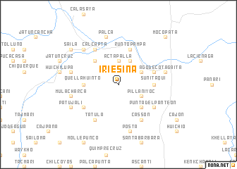 map of Iriesina