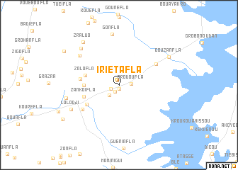 map of Iriétafla