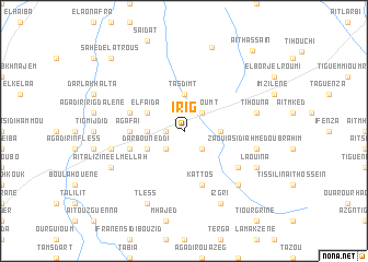 map of Irig