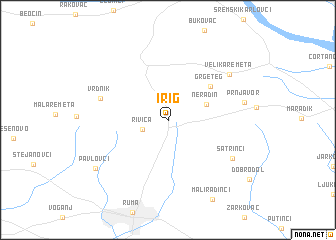 map of Irig