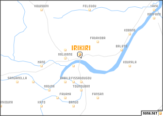 map of Irikiri