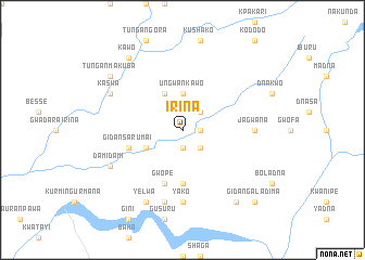 map of Irina