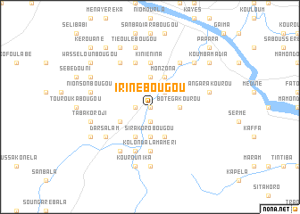 map of Irinébougou