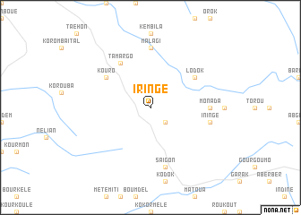 map of Iringé