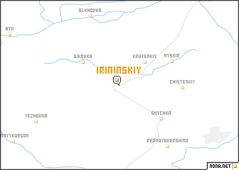 map of Irininskiy