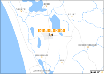 map of Irinjālakuda