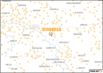 map of Irino Brdo