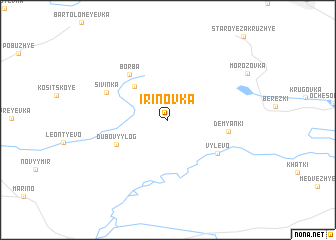 map of Irinovka