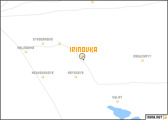 map of Irinovka