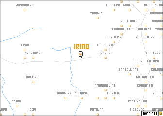 map of Irino