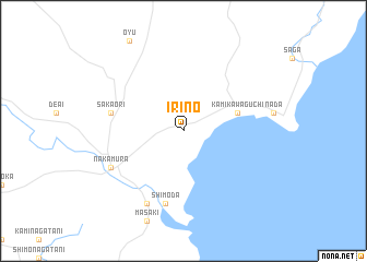 map of Irino