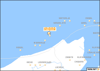 map of Iriona
