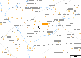 map of Irishtown