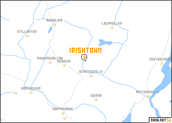 map of Irishtown