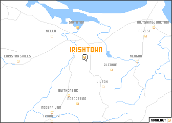 map of Irish Town