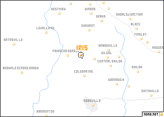 map of Iris