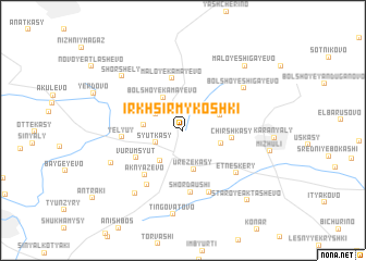map of Irkh-Sirmy-Koshki