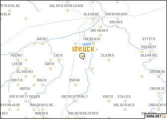 map of Irkuck