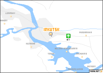 map of Irkutsk