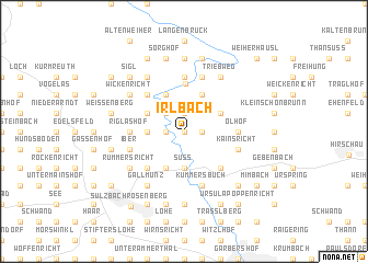 map of Irlbach