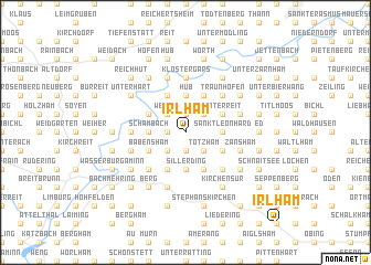 map of Irlham