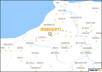 map of Irmaksırtı