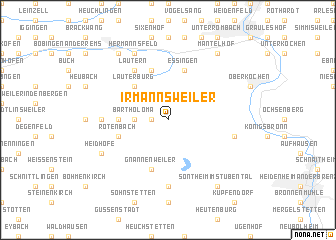 map of Irmannsweiler