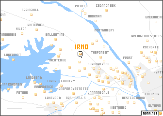 map of Irmo