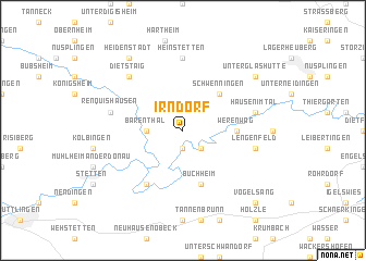 map of Irndorf