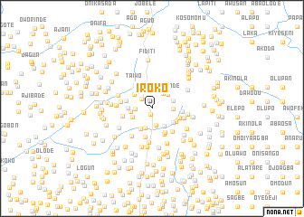 map of Iroko