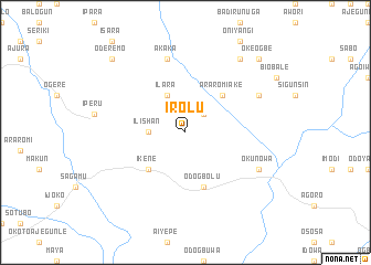 map of Irolu