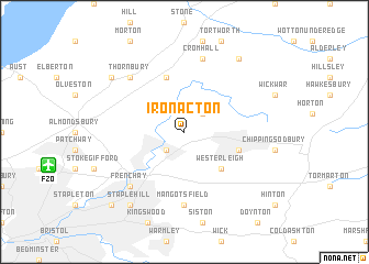 map of Iron Acton