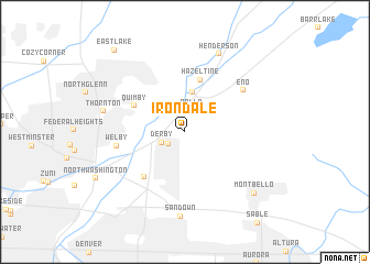 map of Irondale