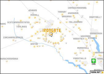 map of Iron Gate