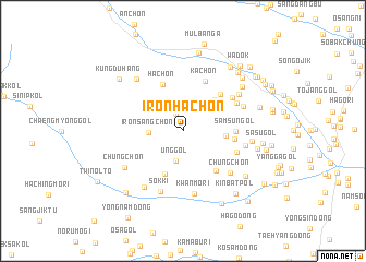 map of Irŏnha-ch\